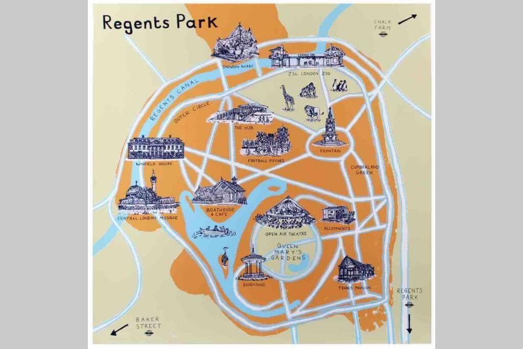 Marylebone Mayfair Hyde & Regents Park W1 Londres Extérieur photo